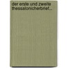 Der Erste Und Zweite Thessalonicherbrief... door Gustav Wohlenberg