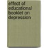 Effect of Educational Booklet on Depression