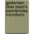Gedanken über Plato's Parmenides microform