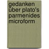 Gedanken über Plato's Parmenides microform door Simon R. Schuster