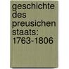 Geschichte Des Preusichen Staats: 1763-1806 door Felix Eberty