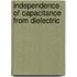 Independence of Capacitance from Dielectric