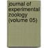 Journal of Experimental Zoology (Volume 05)