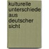 Kulturelle Unterschiede aus deutscher Sicht