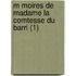 M Moires de Madame La Comtesse Du Barri (1)
