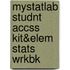 Mystatlab Studnt Accss Kit&elem Stats Wrkbk
