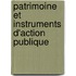 Patrimoine et instruments d'action publique