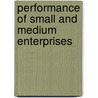 Performance of Small and Medium Enterprises door Irina Dragan