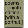 Poems ... Ninth edition. [With a portrait.] door Thomas Hood