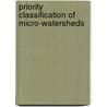 Priority Classification of Micro-Watersheds door Sachin Deore