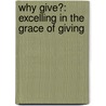 Why Give?: Excelling in the Grace of Giving door John F. Devries