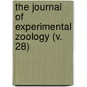 the Journal of Experimental Zoology (V. 28) by Peter Harrison