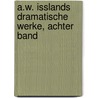 A.W. Isslands Dramatische Werke, achter Band door August Wilhelm Iffland