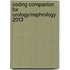 Coding Companion for Urology/Nephrology 2013