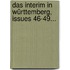 Das Interim In Württemberg, Issues 46-49...