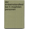 Der Einbeinstandtest Bei H Mophilen Personen door Sebastian Sch Fer