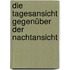 Die Tagesansicht gegenüber der Nachtansicht