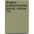 Dinglers Polytechnisches Journal, Volume 110