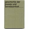 Geschichte Der Poesie Und Beredsamkeit...... door Friedrich Bouterwek