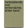 Herbstabende und Winternächte, Dritter Band by Ludwig Ettmuller