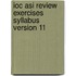 Ioc Asi Review Exercises Syllabus Version 11