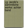J.G. Jacobi's Sämmtliche Werke: achter Band door Johann Georg Jacobi