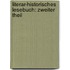 Literar-historisches Lesebuch: zweiter Theil