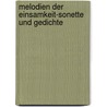 Melodien der Einsamkeit-Sonette und Gedichte door Wolfgang Theodor Nelles