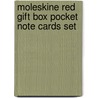 Moleskine Red Gift Box Pocket Note Cards Set door Moleskine