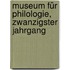 Museum für Philologie, zwanzigster Jahrgang