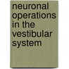 Neuronal Operations in the Vestibular System door Wolfgang Precht