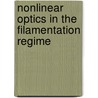 Nonlinear Optics in the Filamentation Regime door Carsten Brée