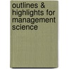 Outlines & Highlights For Management Science door Cram101 Textbook Reviews