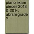 Piano Exam Pieces 2013 & 2014, Abrsm Grade 5