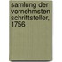 Samlung der vornehmsten Schriftsteller, 1756