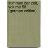 Stimmen Der Zeit, Volume 58 (German Edition) door Maria Laach Abtei