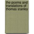The Poems and Translations of Thomas Stanley