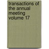 Transactions of the Annual Meeting Volume 17 door National Tuberculosis Association