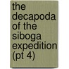 the Decapoda of the Siboga Expedition (Pt 4) by J.G. De Man