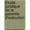 Étude juridique de la garantie d'exécution door Grégoire Sibomana