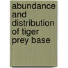 Abundance and Distribution of Tiger Prey Base door Ajay Karki