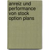 Anreiz und Performance von Stock Option Plans door Michael Kern