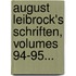 August Leibrock's Schriften, Volumes 94-95...