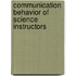 Communication Behavior Of Science Instructors