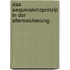 Das Aequivalenzprinzip in Der Alterssicherung