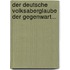 Der Deutsche Volksaberglaube Der Gegenwart...