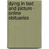 Dying in text and picture - online obituaries