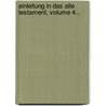 Einleitung In Das Alte Testament, Volume 4... by Johann Gottfried Eichhorn