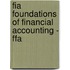 Fia Foundations Of Financial Accounting - Ffa