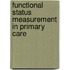 Functional Status Measurement in Primary Care